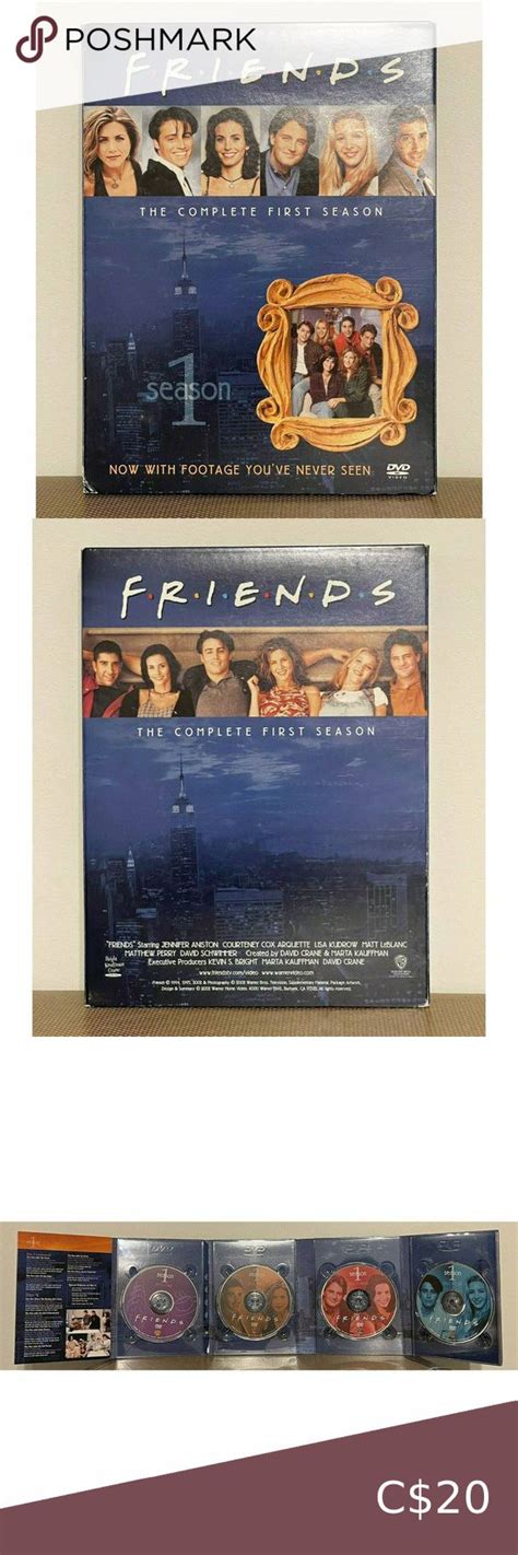 Friends - The Complete First Season (DVD, 2002, 4-Disc Set) | Seasons ...