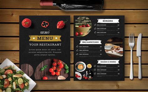 Restaurant Menu Website Template