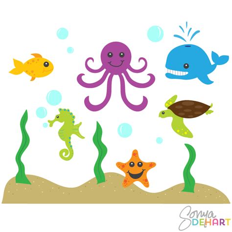 Free Cliparts Sea Creatures, Download Free Cliparts Sea Creatures png images, Free ClipArts on ...