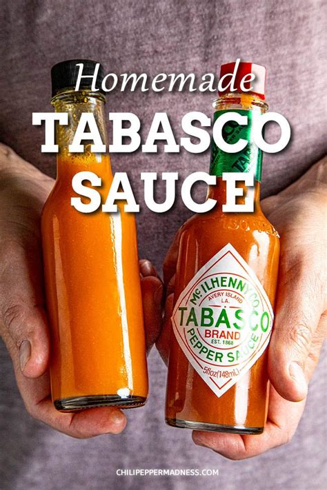 Homemade Tabasco Sauce | Homemade tabasco sauce recipe, Hot sauce ...