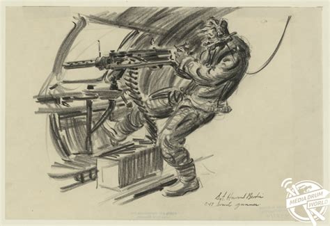 Chilling Sketches By American Artist On Front Line Of WWII Resurface ...