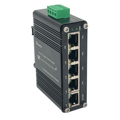 Gigabit Ethernet Switch 5-Port Mini Industrial Switch 10/100Mbps Half ...