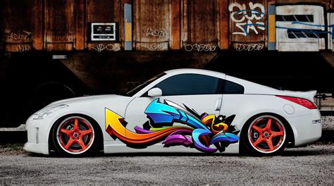 Full Color Car Side Graphics Vinyl Decal Urban Graffiti Body Sticker ...