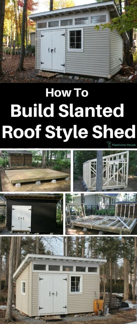 How To Build a Shed with a Slanted Roof [Step-by-Step Guide]