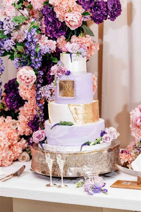 20 Purple Wedding Cake Ideas for a Striking Look