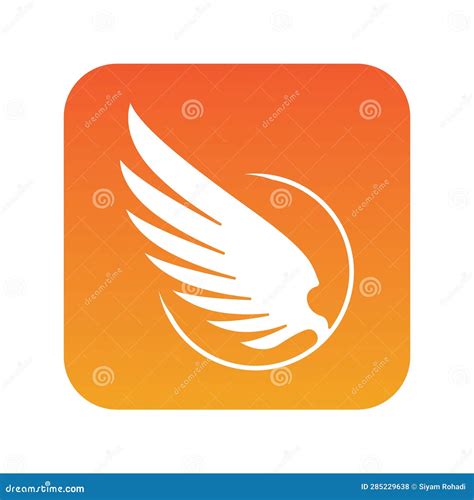 Fire Bird Wings Illustrations Stock Vector - Illustration of concept ...