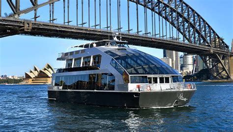 Glass boat lunch cruise on Sydney Harbour