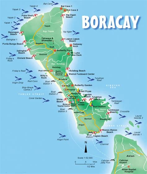 Boracay Beach Map