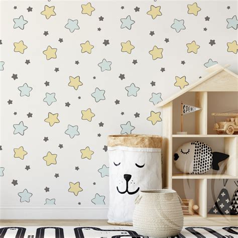 Kids Stars Wallpaper - Wall Decals | Wall Graphics Toronto