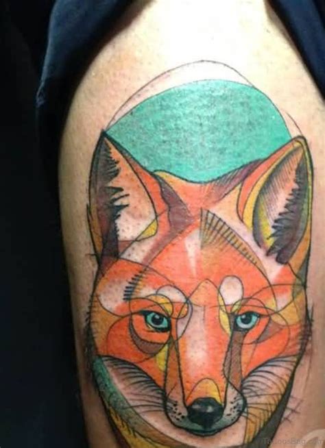 92 Fabulous Fox Tattoos On Thigh