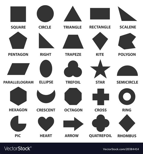 Simple geometric shapes Royalty Free Vector Image