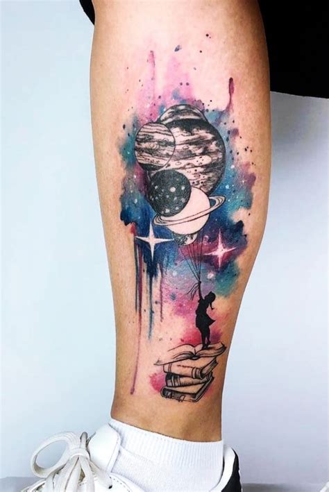 40 Cute Watercolor Tattoo Designs and Ideas For Temporary Use - Cartoon ...