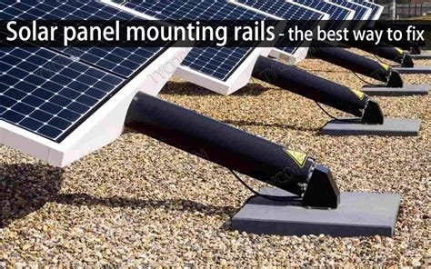 Solar panel mounting rails - the best way to fix-Tycorun Batteries