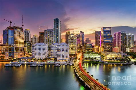 Miami, Florida, Skyline by Seanpavonephoto