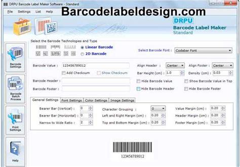 Download free Design Barcode Label by Barcode label design v.7.3.0.1 ...