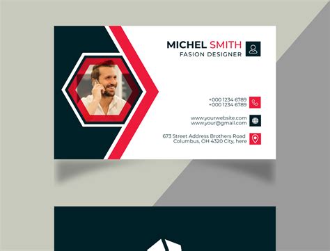 Digital Business card design by MD.KHALIL on Dribbble