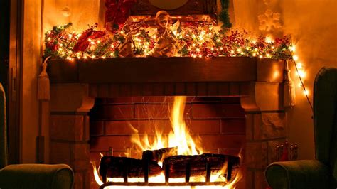 Christmas Fireplace HD Wallpapers - Wallpaper Cave