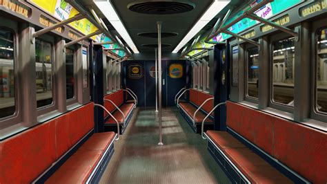 ArtStation - NYC Subway Interior | Game Assets