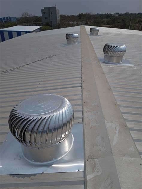 Aluminium Non Power Driven Roof ventilator, For Industrial, Size: 24 ...