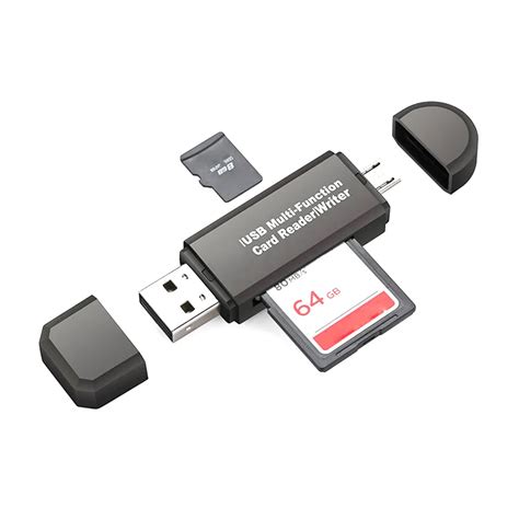 TF Card Reader Adapter MINI USB 2.0 +OTG Micro SD/SDXC TF Card Reader ...