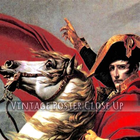 Napoleon Crossing the Alps Poster, Jacques-louis David Napoleon ...