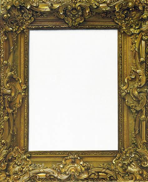 Blank Canvas with Rococo Frame Painting by norman siegel | Saatchi Art