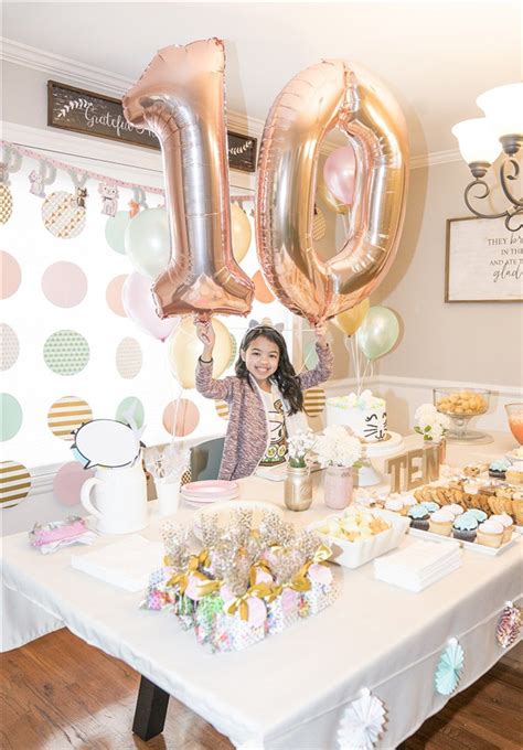 10th Birthday Party Ideas for 10 Year Olds - Mrs to Be