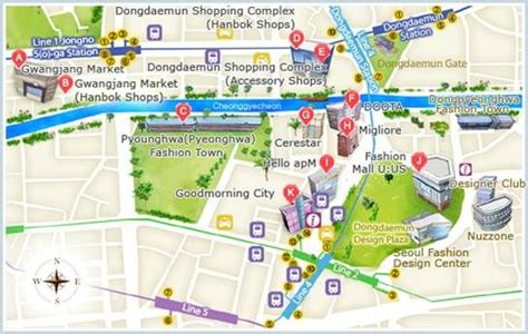 Dongdaemun Market Map