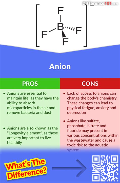 Cation vs. Anion: 7 Key Differences, Pros & Cons, Examples | Difference 101