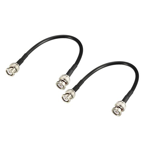 Uxcell RG58 Coaxial Cable with BNC Male to BNC Male Connectors 50 Ohm 8 ...