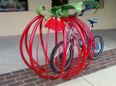 20 Funny and Unusual Bike Racks Designs