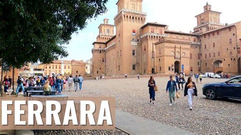 Best FERRARA (Emilia-Romagna) walking tour in 4k - Italy-Together.com