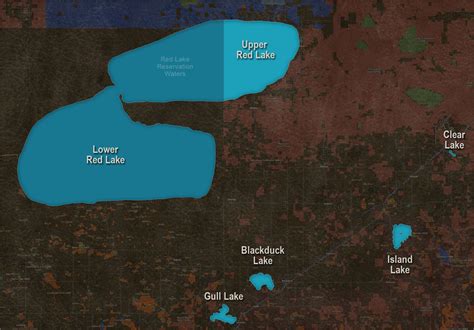 Red Lake Area Lake Maps - Minnesota Resorts Directory