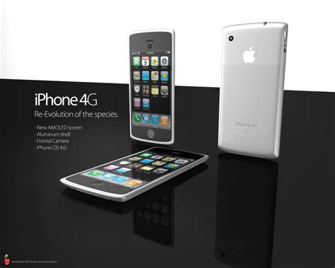 Beautiful iPhone 4G Video, Renderings Emerge (Mockup)