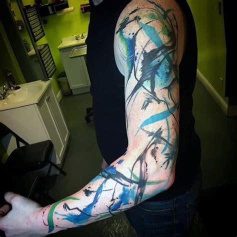 Watercolor Tattoo Designs For Men