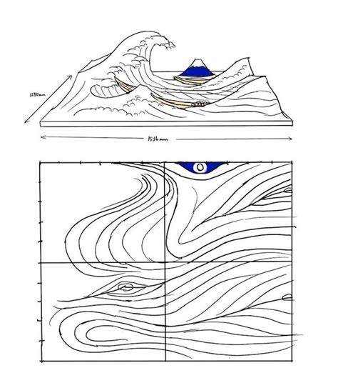 Artist Recreates Hokusai's 'Great Wave' Out of LEGO Blocks