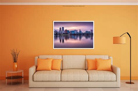 Portland Oregon Long Exposure Sunset the Portland Skyline - Etsy