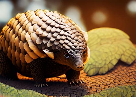 Premium AI Image | photo pangolin in the habitat