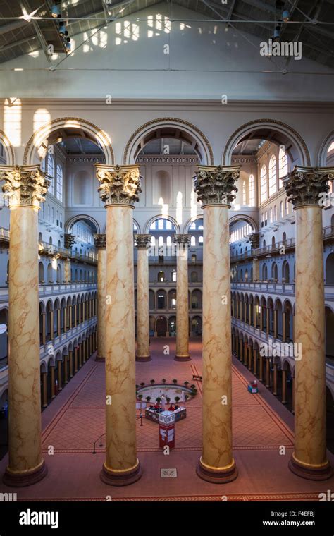 USA, Washington DC, National Building Museum, interior Stock Photo - Alamy