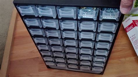 Harbor Freight's Storehouse 40 Bin Organizer with Full Length Drawer ...