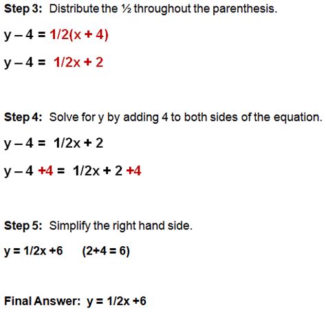 Point Slope Form - Writing Equations - Worksheets Library