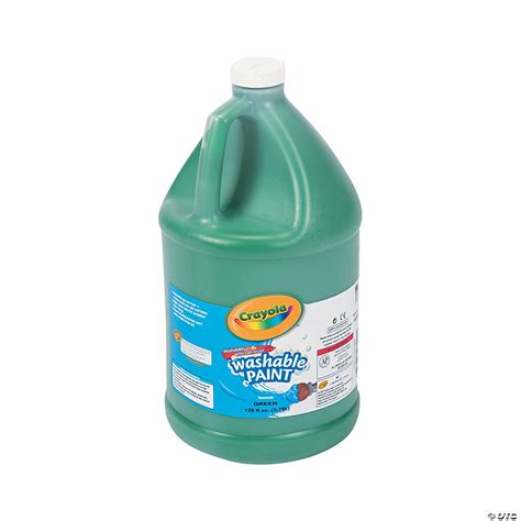 Gallon Crayola® Green Washable Paint | Oriental Trading