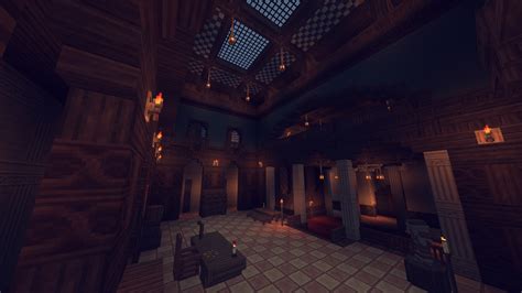 Castle Interior I made : r/Minecraft