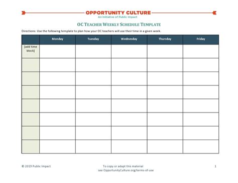 Weekly schedule template weekly work schedule template - saadrental