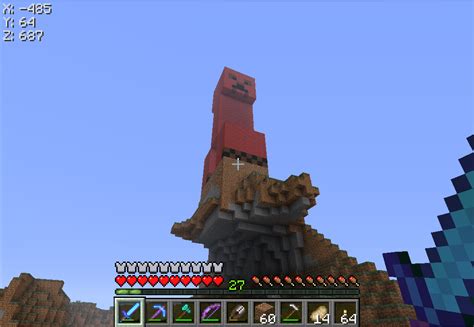 NyraChar Minecraft Server, Red creeper#N# Submitted by NoodleFreak88...