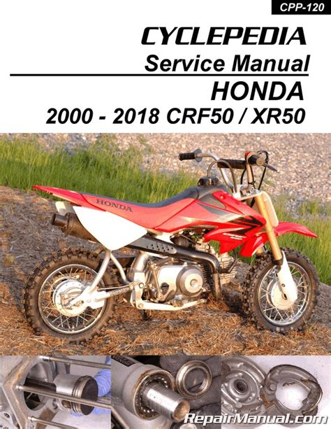 Honda XR50 CRF50 Motorcycle Cyclepedia Printed Service Manual