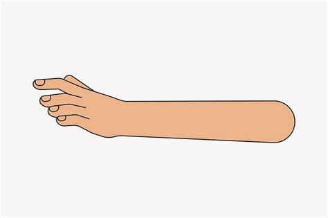 Hand reaching out, gesture illustration | Free Photo - rawpixel