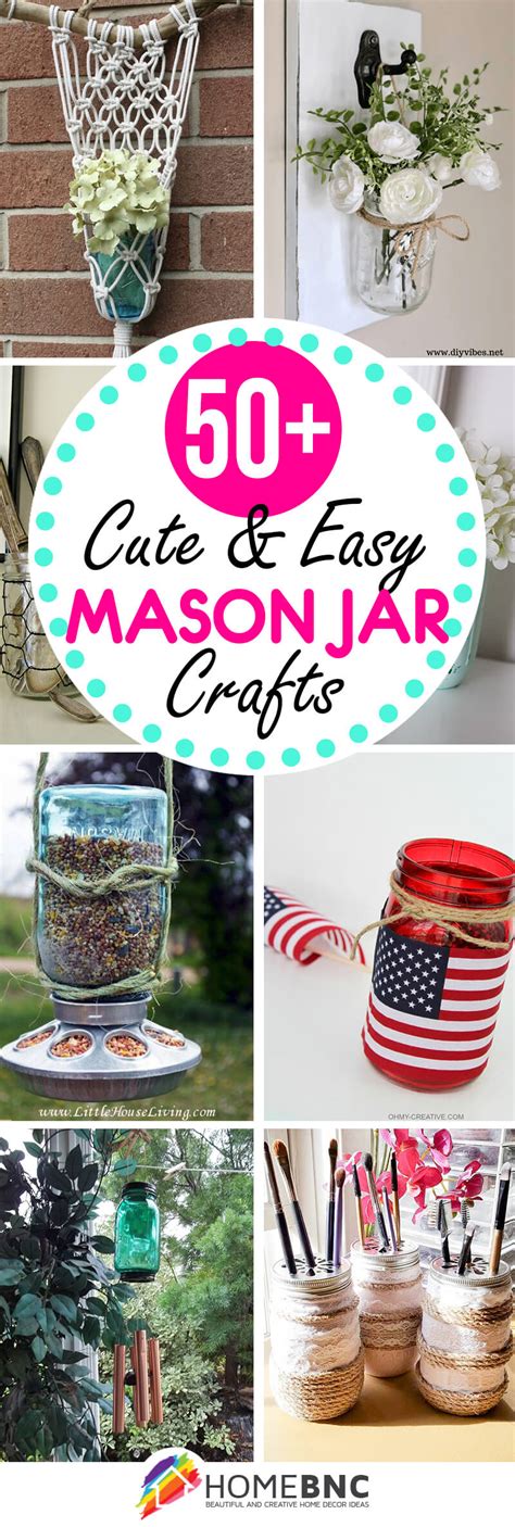 Mason Jar Craft Ideas — Homebnc