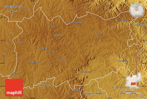 Physical Map of ERMELO