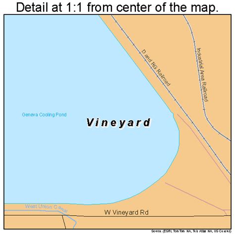 Vineyard Utah Street Map 4980420